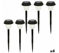 Set di picchetti solari da giardino Aktive 6 Pezzi Acciaio inossidabile Plast