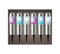 Set di picchetti solari da giardino Lumineo Gaudi Luce LED Faro