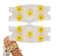 Set Di Picchi Di Scarpe Da Neve - Crescita Di Trazione Di Ghiaccio | Spikes Senza Slip Senza Scivolo, Picchi Di Pinza Senza Scivolo, Coppie Di Picchi Di Neve Inverno, Pic