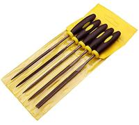 Set di piccole falce in metallo Set mini lime ad ago Mini strumenti per la macinazione di gocce di legno Frese triangolari Strumento mulino per lime multifunzione Accessori fai da te 5