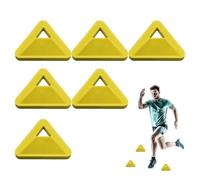 Set di Piccoli Coni stradali - Rosso Blu-Verde Giallo | pennarelli Multiuso per Feste, Strumenti educativi, per l'allenamento Sportivo, Design in Flessibile, Adatto per Interni ed