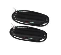Set Di Pickup Humbucker Alnico 5 Hot Dual Rails 9K+12K Per Parti Di Chitarra Elettrica(Black)