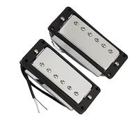 Set Di Pickup Humbucker Per Chitarra Elettrica Con Manico E Ponte In Ceramica Con Telaio Di Montaggio Curvo Pickups Set per Chitarra Elettrica (Color : 02)