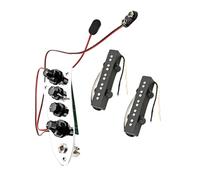Set di Pickup per Basso Jb a Cinque Corde G100 in Ferro Argento | Parti per Amanti del Basso, Accessori Facili da Portare e Rimuovere, Resistenti e Poco Deformabili