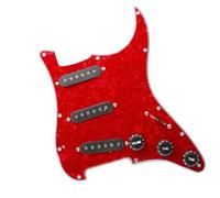 Set di pickup per battipenna pre-cablato Battipenna Per Chitarra Elettrica Precablato Caricato SSS Con Pickup E Gruppo Scratchplate Bianco 3 Pickup Single Coil (Color : 6)