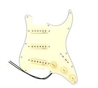 Set di pickup per battipenna pre-cablato Chitarra Elettrica Pickup Single-coil Battipenna 11 Fori Chitarra Battipenna Caricato Precablato Accessori Per Suonare La Chitarra