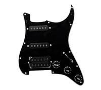 Set di pickup per battipenna pre-cablato Pannello Per Chitarra Elettrica Con Battipenna Per Chitarra Elettrica Singolo Singolo Doppio ST/SQ, Coperchio Anteriore, Gruppo Circuito Pickup(Color:10)