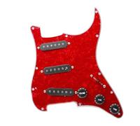 Set di pickup per battipenna pre-cablato Pickup SSS 11 Fori 3 Strati Battipenna Per Chitarra Elettrica Caricato Piastra Antigraffio Precablata Per Set Chitarra Elettrica ST(6)