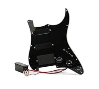 Set di pickup per chitarra elettrica Humbucking Pickup passivo ad attivo con sensore in pizzo caricato Pickguard-BlackSSH Active Guitar Pickup Kit