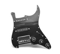 Set di pickup per chitarra elettrica Pickguard precablato a 3 strati Battipenna Piastra antigraffio SSH 2-single Coil e 1 pickup a doppia bobina con convertitore Push Pull 2T1V Pickup per chitarra