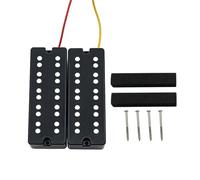 Set di pickup per contrabbasso a 5 corde, magnete elettrico in ceramica per tono ricco e ronzio doppio