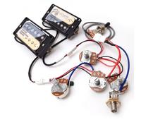 Set di pickup ProBucker Alnico 2 Humbucker per Gibson Les Paul, pickup per manico e ponte con terminali Quick-Connect a 2 conduttori, cablaggio 2V2T, aggiornamento al tono vintage