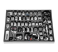 Set di piedino professionale per macchine da cucire, per uso domestico, per macchine da cucire, accessori per macchine da cucire Singer e per uso domestico, 52 pezzi