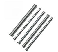 Set di piegatubi a molla, 5 pezzi, strumento per piegare tubi in rame per tubi CA da 1/4" a 5/8", kit in acciaio per molle argento