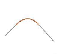 Set di piegatubi a molla da 100 cm per piegare tubi in rame, alluminio e acciaio a parete sottile, tubo in acciaio per molle temprato ad olio con 6 dimensioni (19 mm)