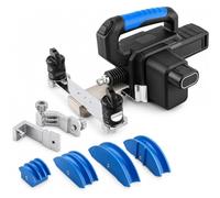 Set di Piegatubi Elettrico a Cricchetto, da 1/4 a 7/8 pollici | Piegatubi in rame per HVAC cordless a 90°, 7 dimensioni, ricarica Type-C e rilascio automatico, facile piegatura dei tubi