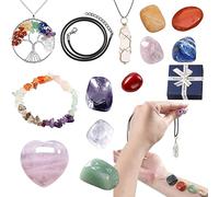 Set di pietre, cristalli e pietre naturali colorate | Collezione di cristalli, gioielli di , set di cristalli per regalo, collezione e decorazione per la casa Lambo
