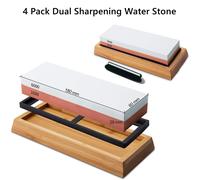 Set di pietre per affilare affilacoltelli antiscivolo 1000 / 6000 pietra per ...
