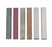 Set di pietre per affilare i coltelli professionali, 6 pezzi, pietra per affilare a doppia faccia 1000, 3000, 5000, 6000, 8000, 10000, grana, materiale in giada, per affilare i