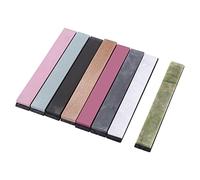 Set di pietre per affilare Whetstone, 8 pezzi di pietra naturale di qualità professionale con base, per utensili da cucina, forbici e rasoi; grane da 240 a 10.000 per una
