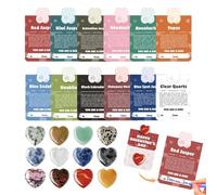Set di pietre per bambini e ragazze, set di in pietra con biglietto di auguri per conservare come souvenir, collezione per bambini, per ragazze, genitori, famiglia, compleanno, giorno per