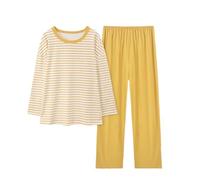Set di pigiama da donna in cotone autunnale - Set comfort per la casa e