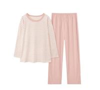 Set di pigiama da donna in cotone autunnale - Set comfort per la casa e