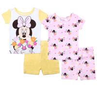 Disney Neonato/Piccolo/Grande Ragazze' Principessa Set Pigiama 4-Piece Cotone