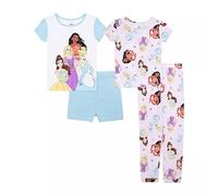 Set Di Pigiama Per Ragazze Centric Brands 4 Pezzi - Moana, Cenerentola, Rapunzel