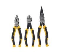 Set Di Pince DeWALT 3 Pezzi Diagonale A Becco Lungo E Combinato DHT082813