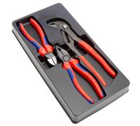 Set Di Pince Knipex 3 Pezzi Cacciaviti Combinati E Pinze Per Acqua 002009V01