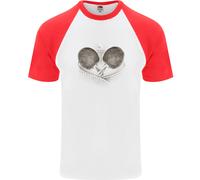 Set Di Ping Pong Sketch Da Tavolo Tennis Uomo S/S T-Shirt Da Baseball