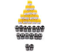 Set di pinze, 1 set 15pcs ER11 Spring Collet Chuck per macchina per incidere CNC e tornio Utensili per tornio 1-7mm 1/8 ", 1/4"