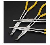 Set di pinze a becchi lunghi extra lunghi da 11 pollici - Punte dritte, 20°, 45° e rotonde for lavori(90°)