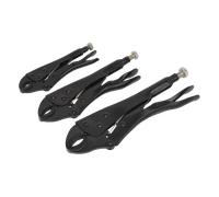 Set Di Pinze A Blocco 3 Pezzi Resistente Alla Ruggine | AK668 Sealey Nuovo