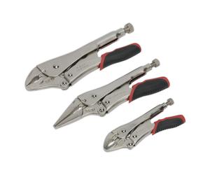 Set Di Pinze A Blocco Sealey 3 Pezzi Con Rilascio Rapido AK6863