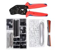 Set di pinze a crimpare multifunzionali per installazioni di connettori di tipo multiplo, terminali da 2,54 mm, connettori a crimpare a cricchetto, pinze per elettricisti