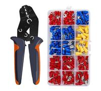 Set Di Pinze A Crimpare Pinza A Strumenti Crimpatura Cricchetto SN-02C Terminali Isolamento Morsetto Elettrico Utensili Minimi Crimpatura Precisa(SN-02C-280PCS)