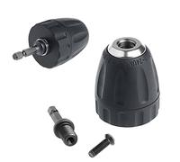 Set di pinze a molla, 0,8-10 mm, mandrino senza chiave, convertitore 3/8" 24UNF + adattatore SDS con codolo esagonale da 1/4", utensile per fresatura tornio