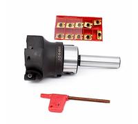 Set di pinze a molla 1 set C3/4 C12 C16 20 FMB22+BAP300R 50 mm 63 testa di taglio + 10 inserti in carburo Apmt1135 inserti in carburo fresa a conchiglia adattatore per fresa tornio utensile (colore: