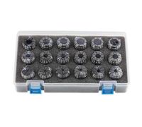 Set di pinze a molla 1 set ER8 ER11 ER16 ER20 ER25 ER32 ER40 pinza a molla AA ad alta precisione 0,008 mm CNC fresatrice portautensili per incisione tornio tornio strumento di fresatura (dimensioni: