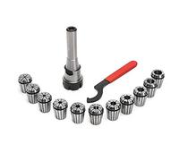 Set di pinze a molla 11 pezzi ER32 Set di pinze a molla con supporto mandrino pinza R8-ER32 per fresatura CNC tornio strumento di fresatura