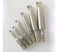 Set di pinze a molla 6 pezzi barra di alesatura indicizzabile con gambo da 12 mm barra di alesatura per F1-12 50 mm testa di alesatura strumento tornio fresatura strumento