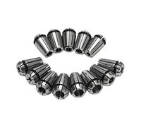 Set di pinze a molla ER11 da 13 pezzi 1-7mm for incisione, kit di pinze for bloccaggio tornio CNC con design a rilascio automatico