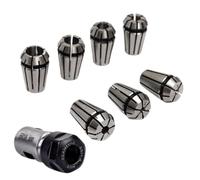Set di pinze a molla ER11 da 7 pezzi 1-7mm con asta di prolunga for supporto albero motore da 5 mm Set di aste di prolunga e pinze in acciaio legato
