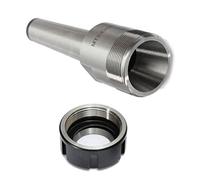 Set di pinze a molla MT2 MT3 MT4 ER25 M10 M12 M16 ER25 morsetti a molla 9 pezzi + chiave ER25 1 mandrino pinza Morse supporto per fresatura CNC tornio utensile per tornio (MTB2-ER25 (9 pezzi)