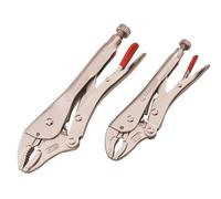 Set Di Pinze A Morsa Curva Con Tagliacavi 2 Pezzi 10", 7" CRECLP2SET