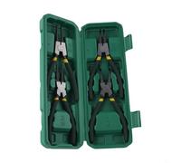 Set di pinze a scatto per anelli da 17,8 cm con 4 pinze per anelli di sicurezza interne ed esterne e custodia per strumento di rimozione degli anelli