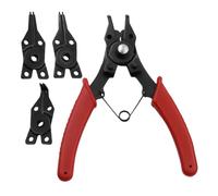 Set di pinze ad anelli,4 in 1 per clip di tenuta interna ed esterna, pinze robuste per anelli, riparazione motore meccanico automobilistico elettrico fai da te gioielli tubazioni