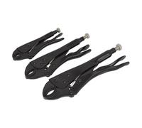 Set Di Pinze Bloccanti Sealey 3 Pezzi Resistente Alla Ruggine AK668